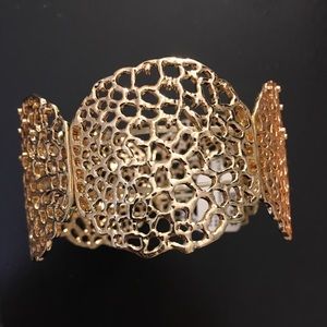 NWT Gold Honeycomb Bracelet